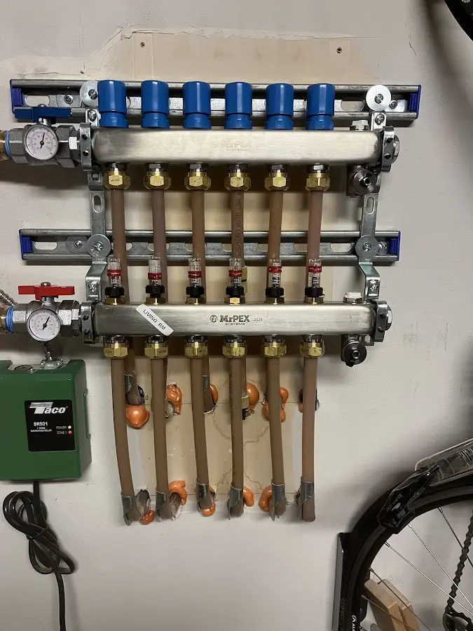 Plumber performing Gas Leak Detection at a residential property in Jefferson City